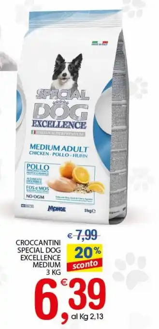 Qui Discount Special Dog Croccantini Excellence Medium 3kg offerta
