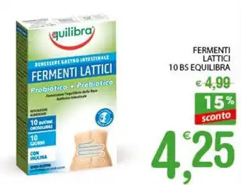 Qui Discount Equilibra Fermenti Lattici 10 BS offerta