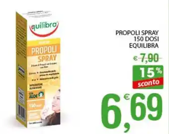 Qui Discount Equilibra Propoli Spray 150 Dosi offerta