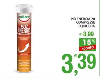 Qui Discount Equilibra Più Energia 20 Compresse offerta