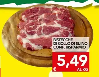 Bistecche di Collo di Suino Conf. Risparmio
