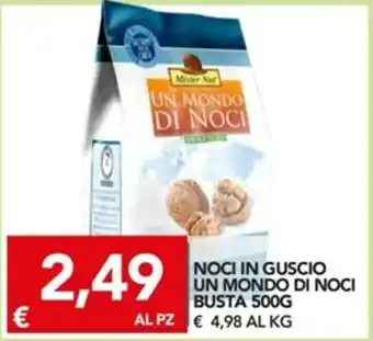Noci in Guscio Un Mondo di Noci Busta 500g