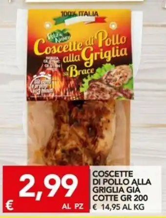 Già Cotte Coscette di Pollo Alla Griglia 200gr