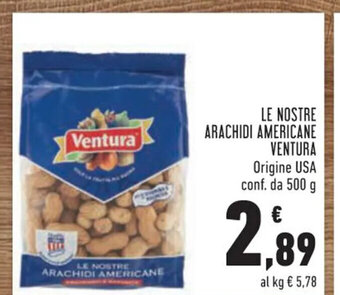 Le Nostre Arachidi Americane Ventura Origine USA conf. da. 500 g