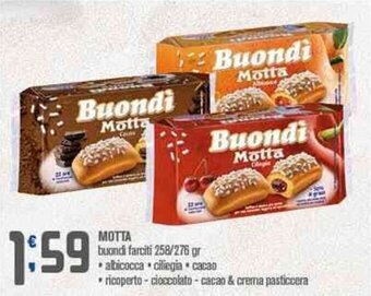 Ottimo Market Motta buondì farciti 258/276 gr offerta