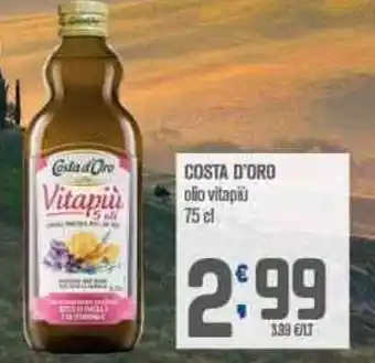 Ottimo Market Costa D'Oro olio vitapiù 75 cl offerta