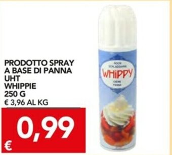 TuoDi Whippy Prodotto Spray A Base di Panna UHT 250g offerta