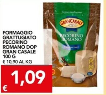 Gran Casale Formaggio Grattugiato Pecorino Romano DOP 100g