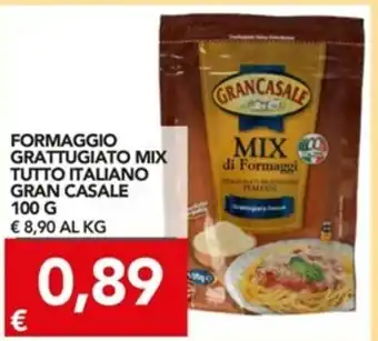 Gran Casale Grattugiato Mix Tutto Italiano Formaggio 100g