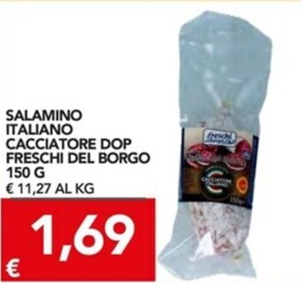 TuoDi Freschi del Borgo Salamino Italiano Cacciatore DOP 150g offerta