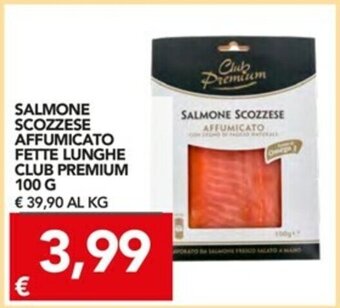 Club Premium Salmone Scozzese Affumicato Fette Lunghe 100g