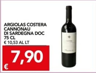 TuoDi Argiolas Costera Cannonau di Sardegna DOC 75cl offerta
