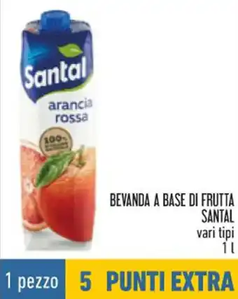 Conad Santal Bevanda a Base di Frutta vari tipi 1 l offerta