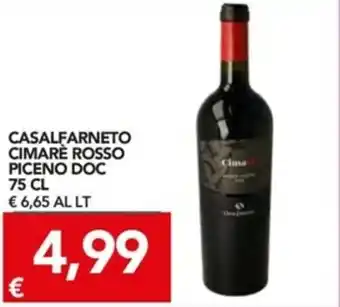 TuoDi Cimarè Rosso Piceno Casalfarneto DOC 75cl offerta