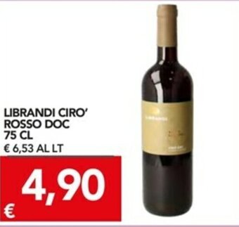 TuoDi Librandi Ciro' Rosso Doc 75cl offerta