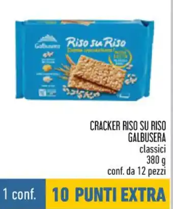 Conad Galbusera Cracker Riso Su Riso classici 380 g 12 pezzi offerta
