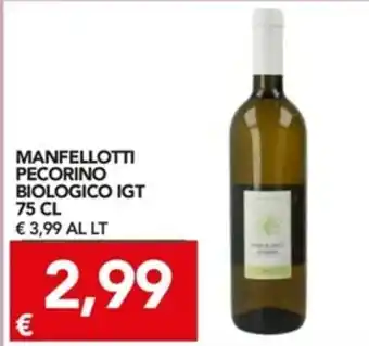 TuoDi Pecorino Biologico Manfellotti IGT 75cl offerta
