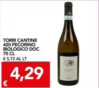 420 Pecorino Biologico DOC Torri Cantine 75cl