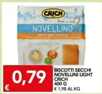 TuoDi Crich Secchi Novellini Light Biscotti 400g offerta