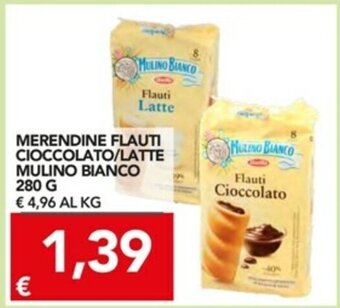 Mulino Bianco Merendine Flauti Cioccolato/Latte 280g