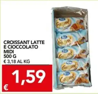 TuoDi Midi Croissante Latte e Cioccolato 500g offerta