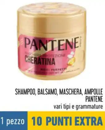 Conad Pantene Shampoo, Balsamo, Maschera, Ampolle vari tipi offerta