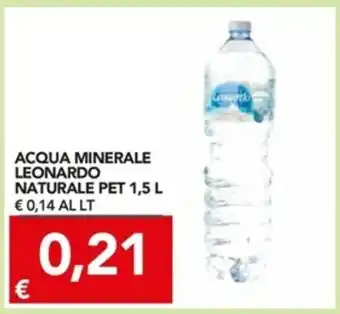 TuoDi Leonardo Naturale Acqua Minerale Pet 1,5L offerta