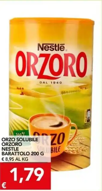 TuoDi Nestle Orzoro Soluble Baratttolo 200g offerta