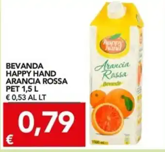 Happy Hand Arancia Rossa Bevanda Pet 1,5L