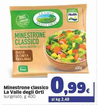 Sigma Minestrone classico La Valle degli Orti surgelato, 400 g offerta