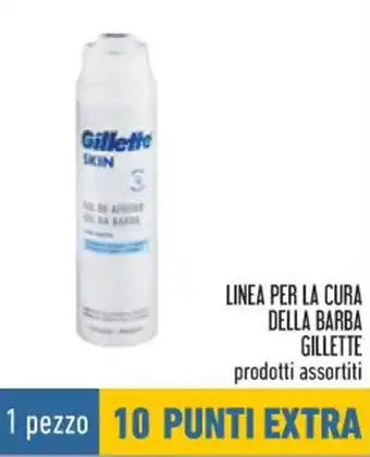 Conad Gillette Linea per La Cura Della Barba prodotti assortiti offerta