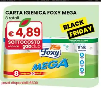 Carta Igienica Foxy Mega 8 rotoli