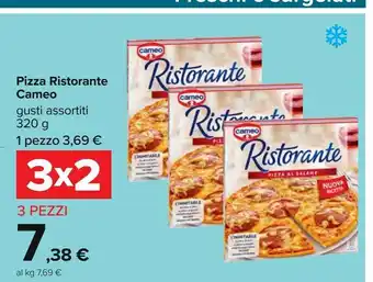 Carrefour Iper Pizza ristorante cameo gusti assortiti 320g - 3 pezzi offerta