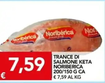 TuoDi Noribérica Trance di Salmone Keta 200/150g ca offerta