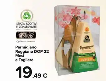 Carrefour Iper Parmigiano reggiano dop 22 mesi e tagliere offerta