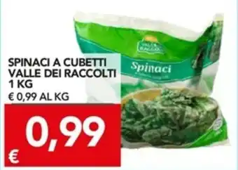 TuoDi Valle di Raccolti Spinaci A Cubetti 1kg offerta