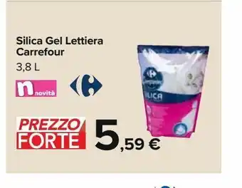 Carrefour Iper Silica gel lettiera carrefour 3.8 l offerta