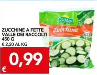 TuoDi Valle di Raccolti Zucchine A Fette 450g offerta