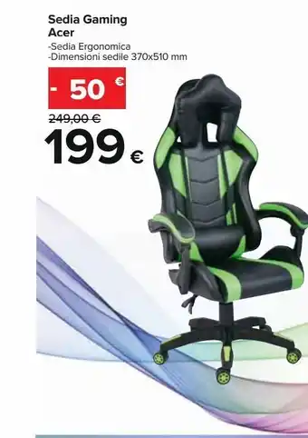 Sedia gaming acer