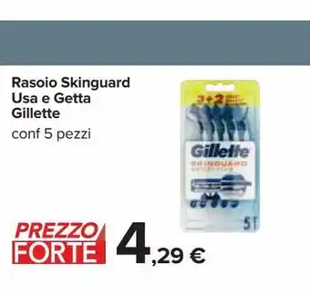 Rasoio skinjet usa e getta gillette 5 pz