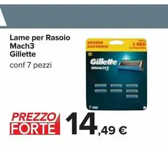 Carrefour Iper Lame per rasoio match3 gillette 7 pz offerta