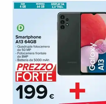 Carrefour Iper Smartphone a13 64gb offerta