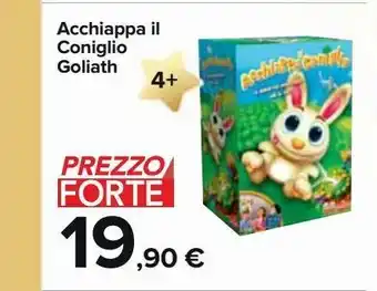 Carrefour Iper Acchiappa il coniglio goliath offerta