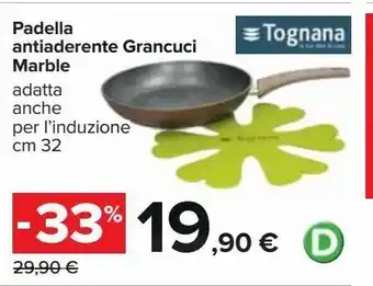 Carrefour Iper Padella antiaderente grancuci marble offerta
