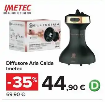 Carrefour Iper Diffusore aria calda imetec offerta