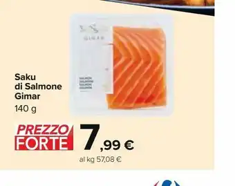 Carrefour Iper Saku salmone gimar 140g offerta