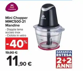 Carrefour Iper Mini chopper mmc500-21 mandine offerta