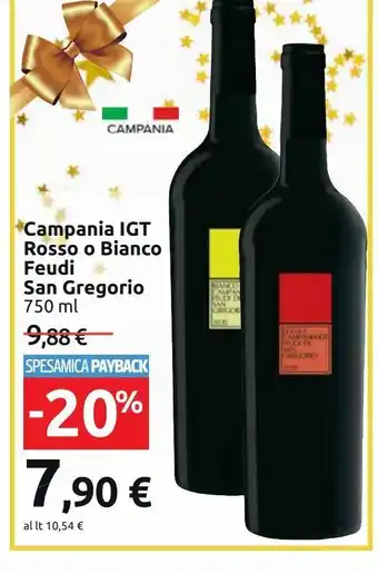 Campania igt rosso o bianco feudi di san gregorio