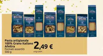 Carrefour Iper Pasta artigianale 100% grano italiano afeltra offerta