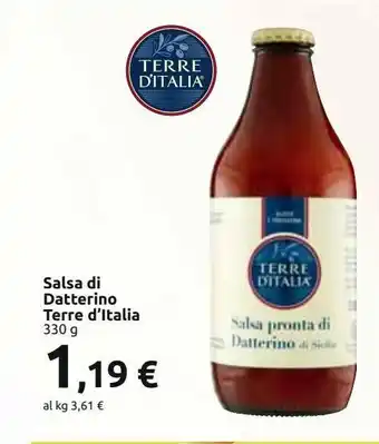 Carrefour Iper Salsa di datterino terre d'italia offerta